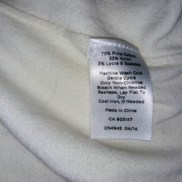 TALBOTS WOMEN CARDIGAN SWEATER SMALL PIMA COTTON - Picture 7 of 7